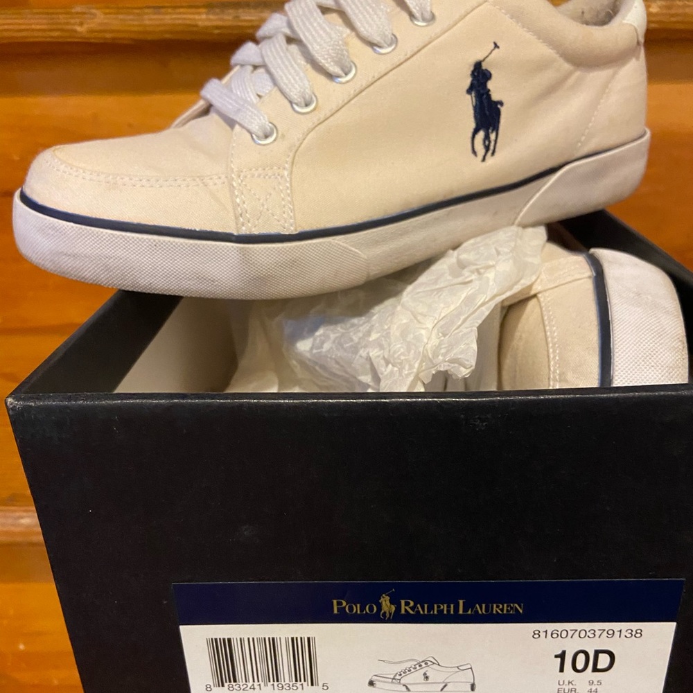 Mens Ralph Lauren Bisbane II Canvas Sneakers 10